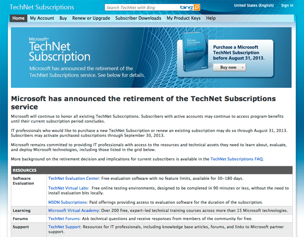 TechNet subscriptions are going away: Here are the best low-cost alternatives