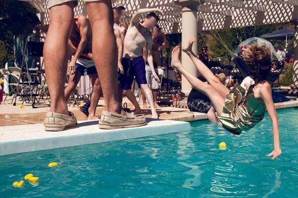 Pool party plunge