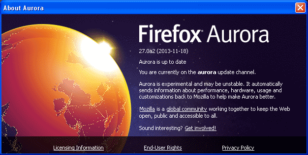 Six new developer features in Firefox Aurora