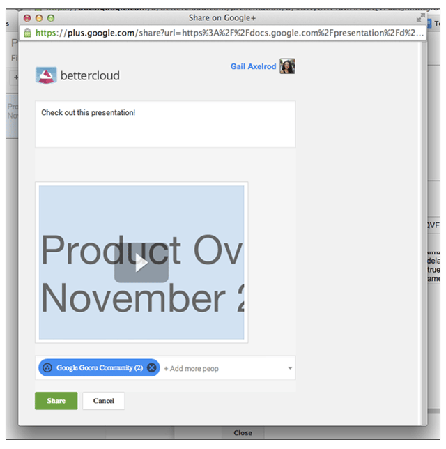 Google Presentations