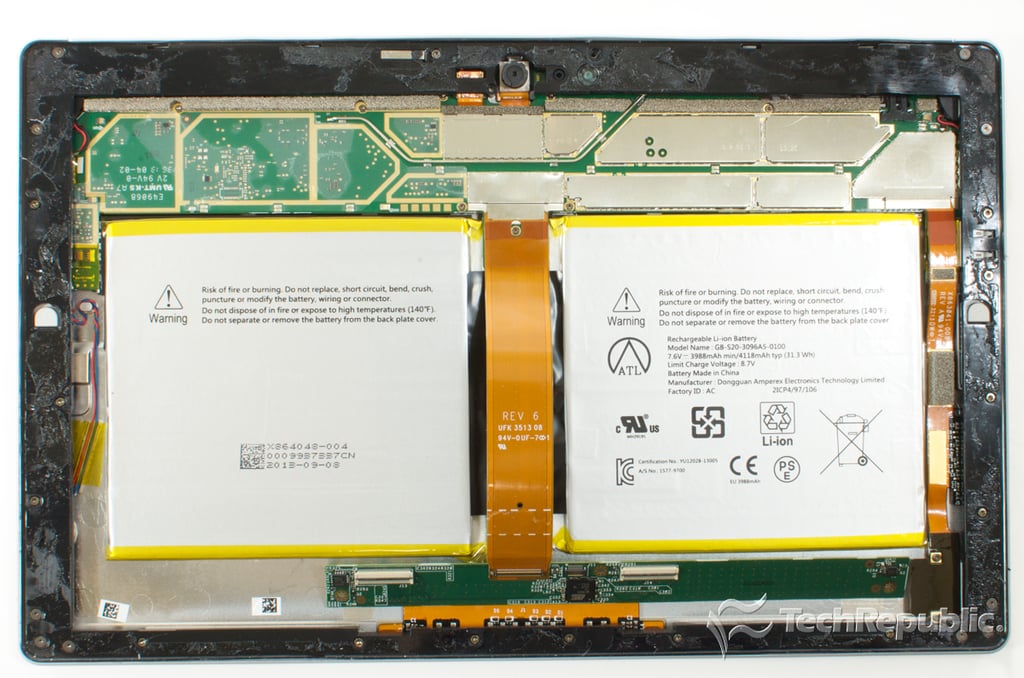Microsoft Surface 2 teardown