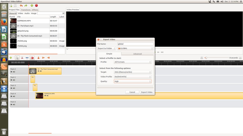 Embed video into a LibreOffice Impress presentation