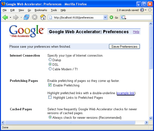 Web Accelerator