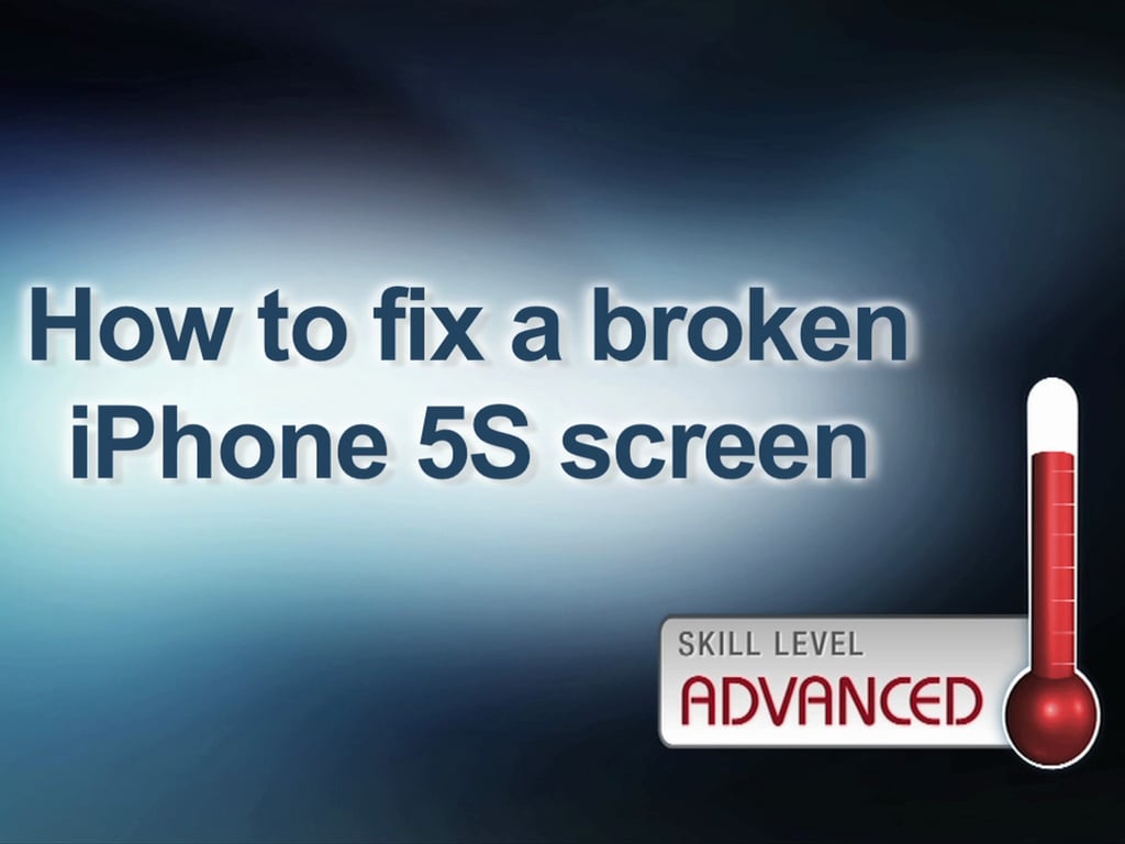 Replace a broken iPhone 5S screen
