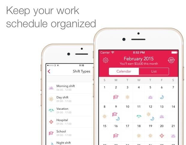 Manage your work shifts with Shifts for iOS