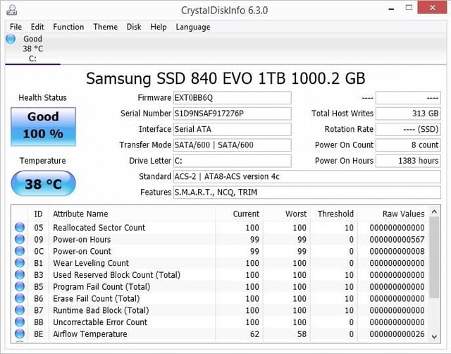 CrystalDiskInfo