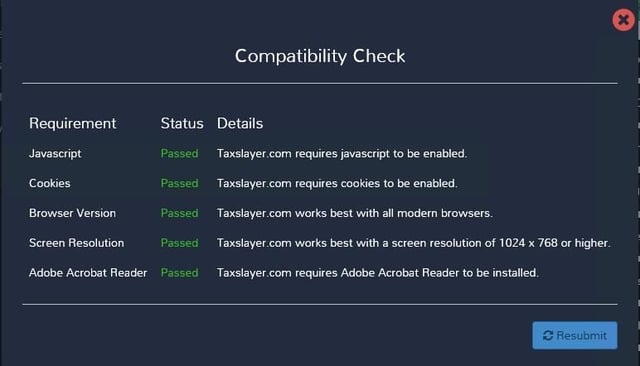 TaxSlayer Free Edition