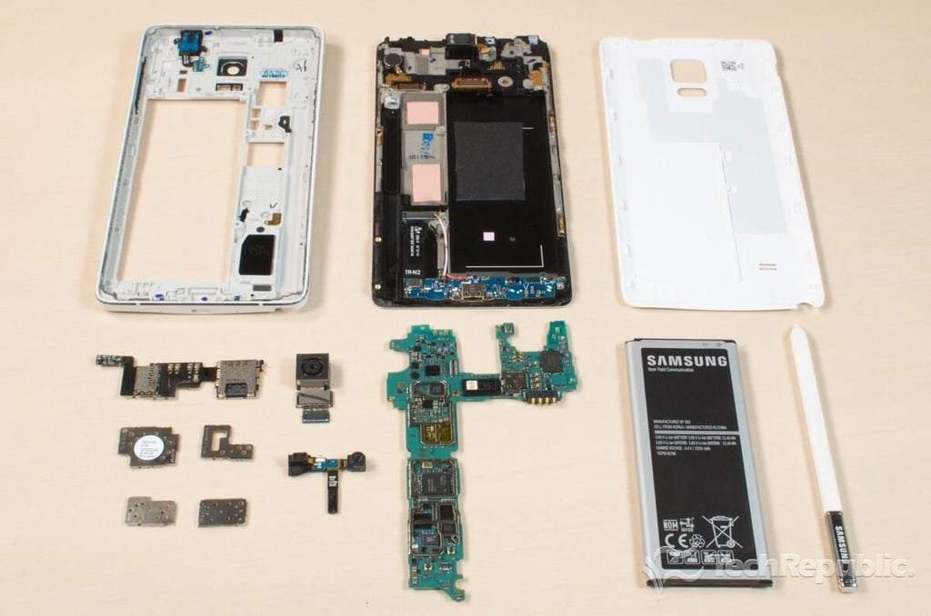 Cracking Open the Samsung Galaxy Note 4