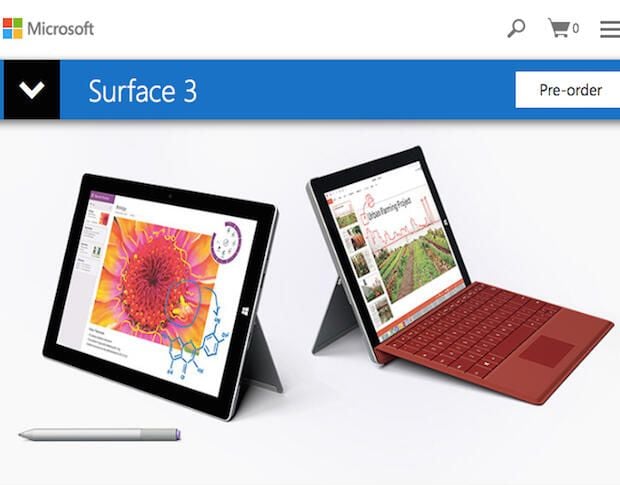 The secret weapon of the Surface 3: Micro USB
