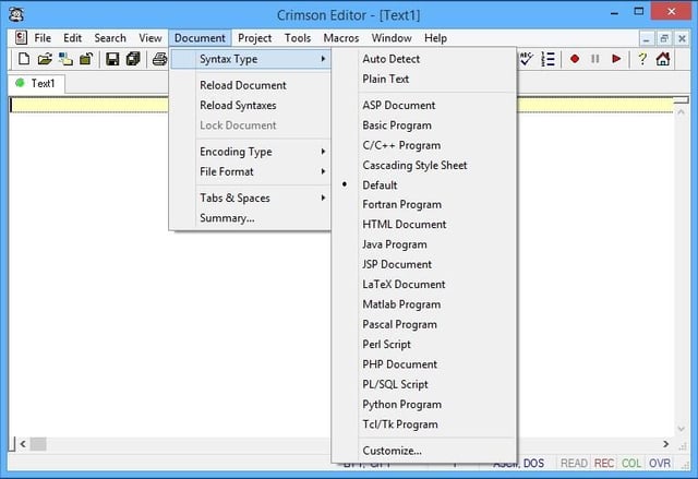 Crimson Editor