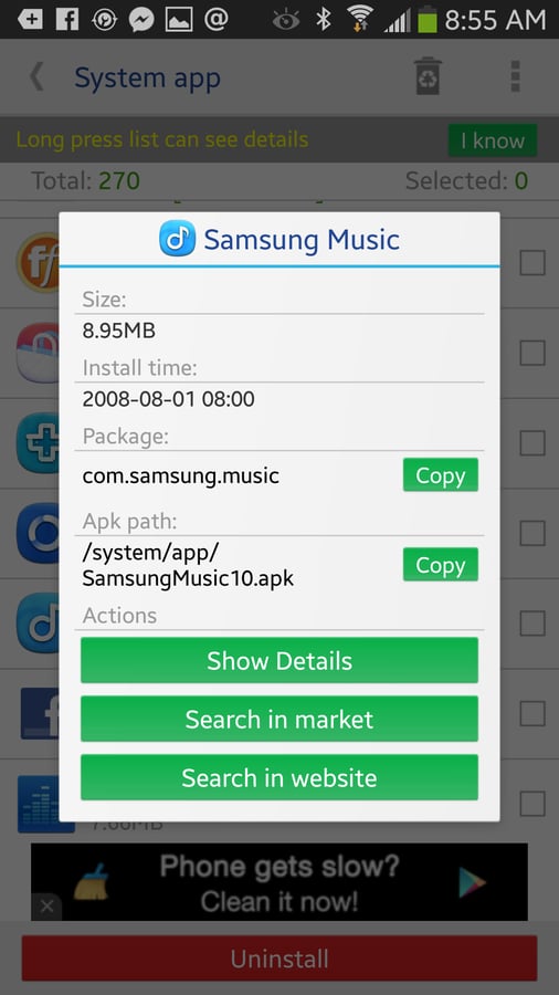 System app remover
