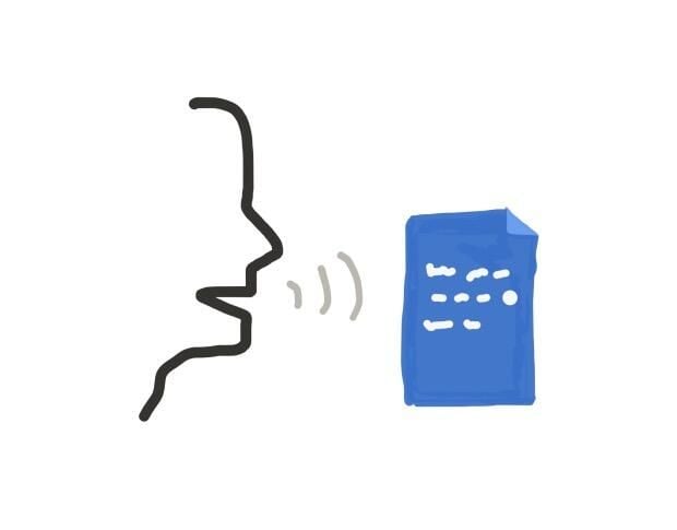 How to speech-to-text in Google Docs