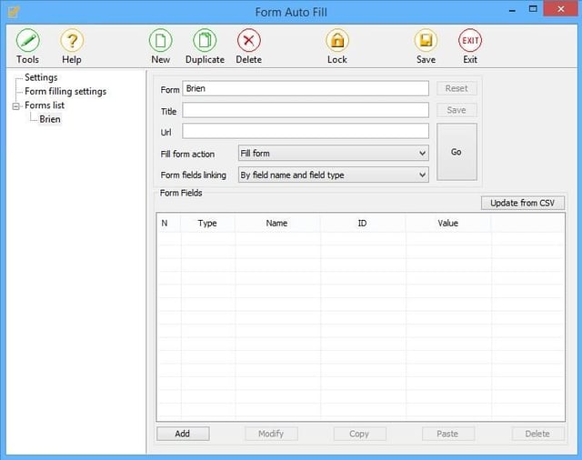 Form Auto Fill