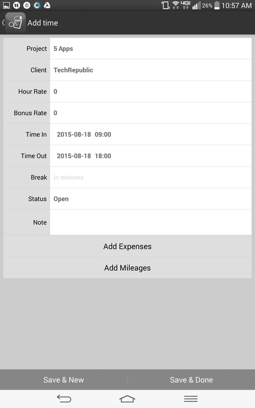 Timesheet