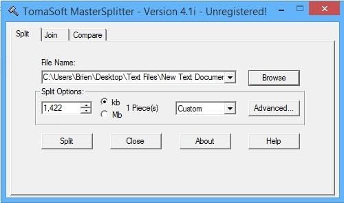 MasterSplitter