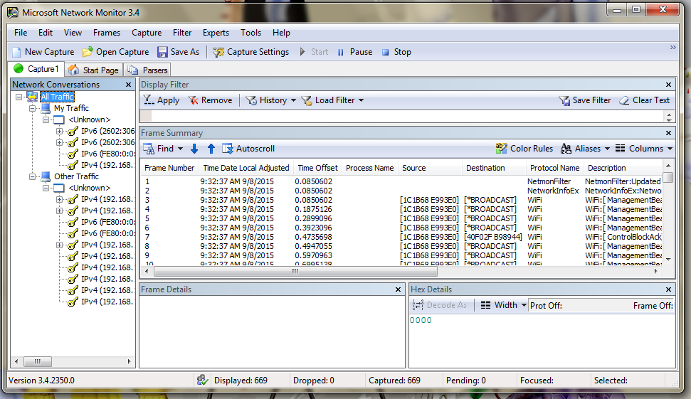 Microsoft Network Monitor