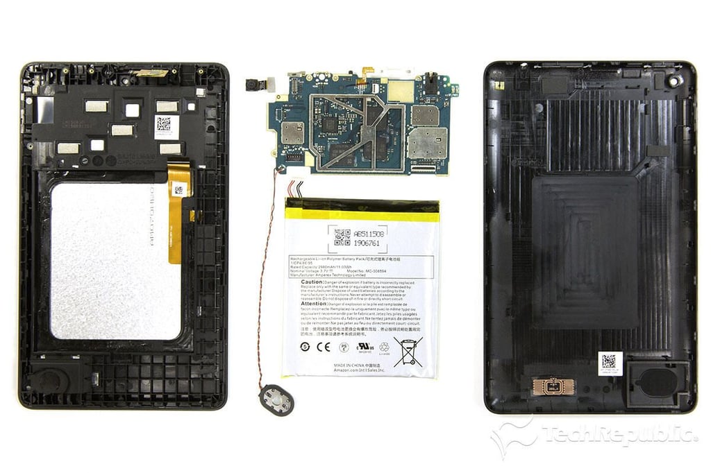 Amazon Fire teardown finished