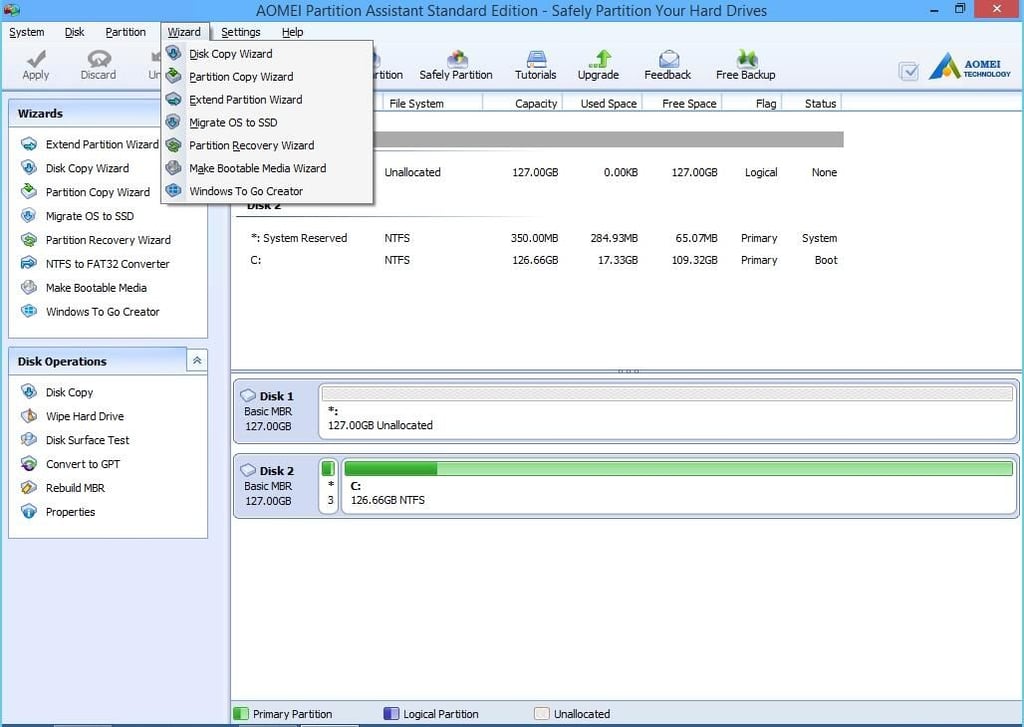 AOMEI Partition Assistant Standard Edition