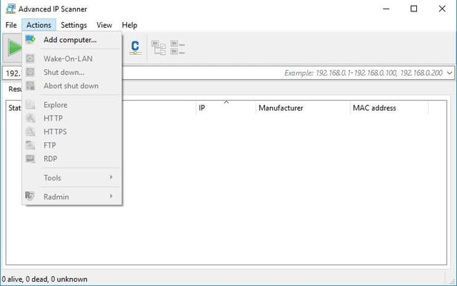 Advanced IP Scanner