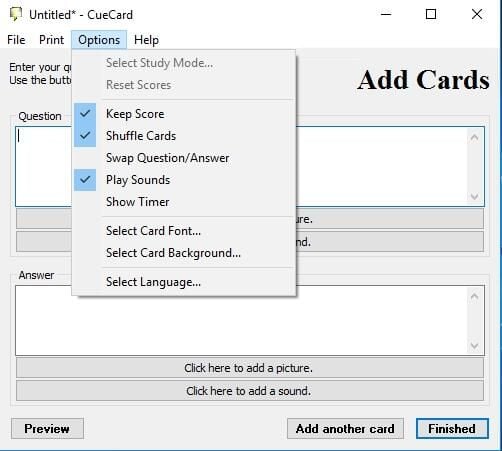 CueCard