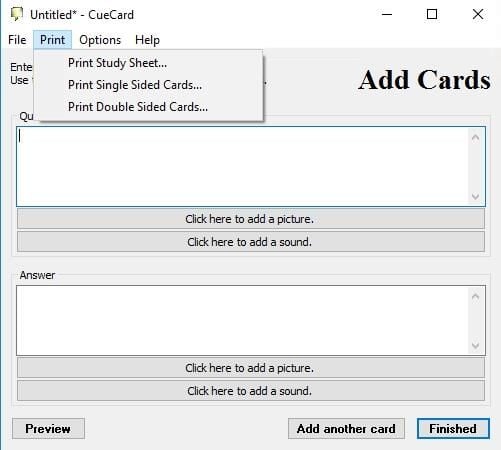 CueCard