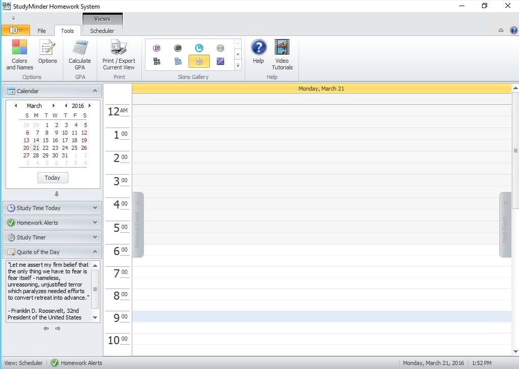 StudyMinder Homework System