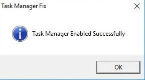 Task Manager Fix