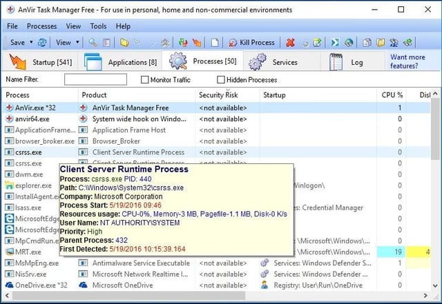 AnVir Task Manager Pro