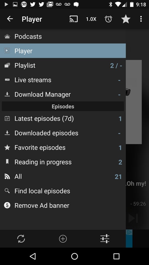 Podcast & Radio Addict