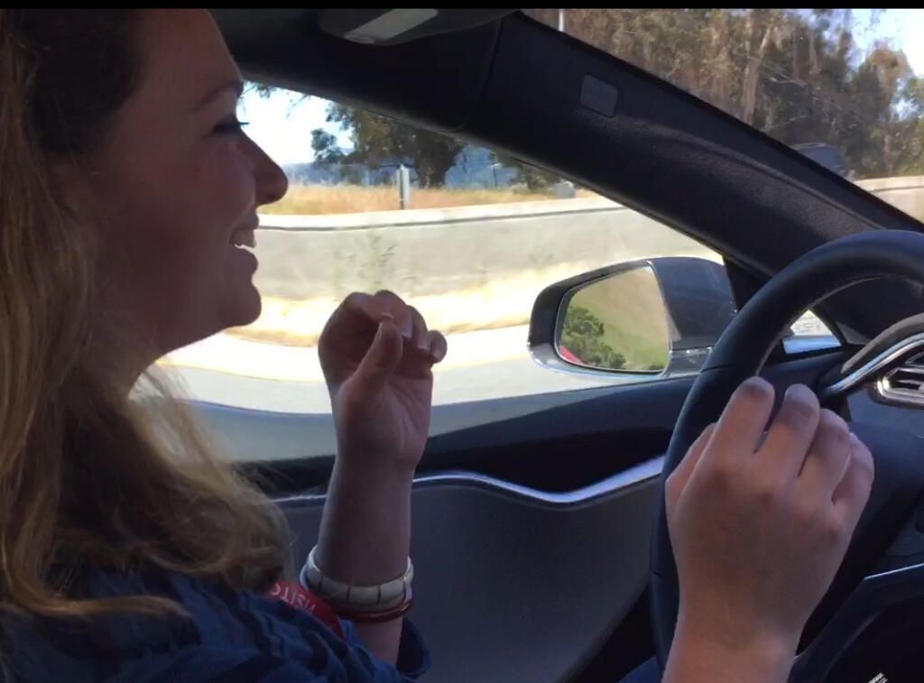 Photos: TechRepublic test drives Tesla’s Autopilot