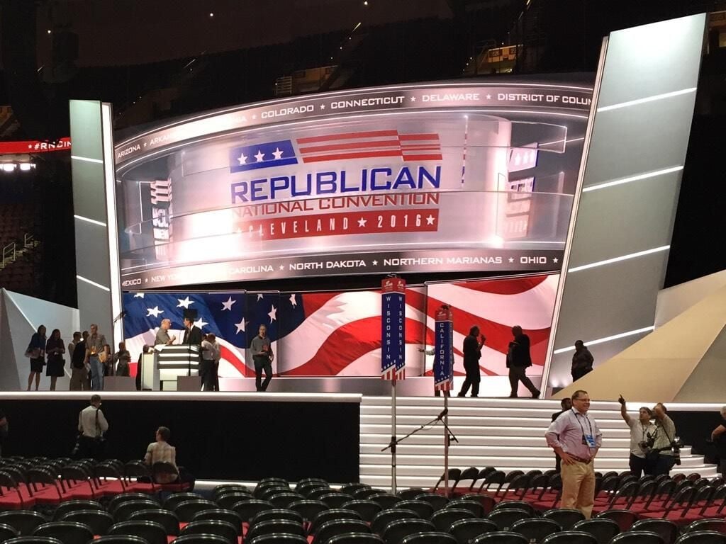 Photos: The tech behind the 2016 Republican National Convention