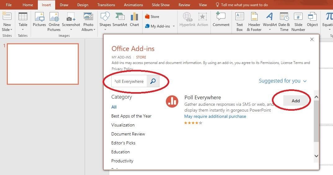 live presentation in powerpoint