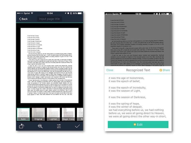 Gallery: 10 free apps that make your smartphone a mobile scanner