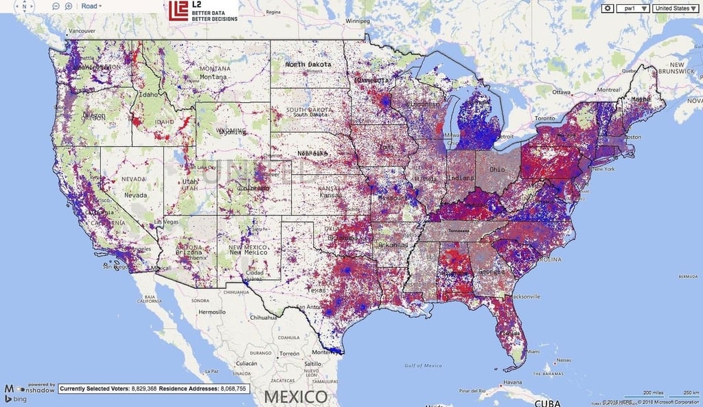 Gallery: Voter maps from must-win battleground and swing states