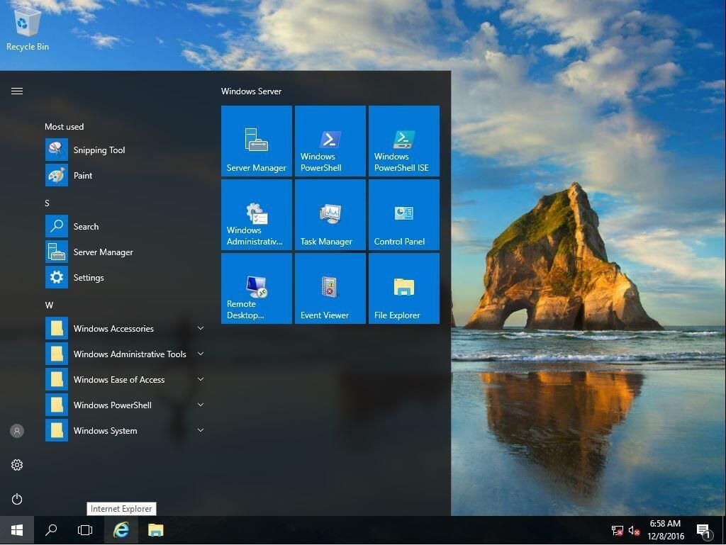 Windows Server 2016: A cheat sheet