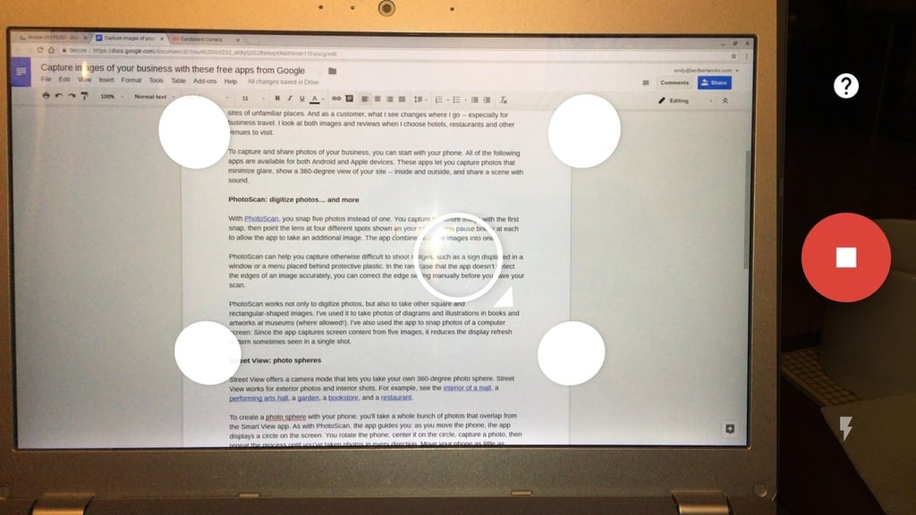 How to use Google’s PhotoScan to scan images