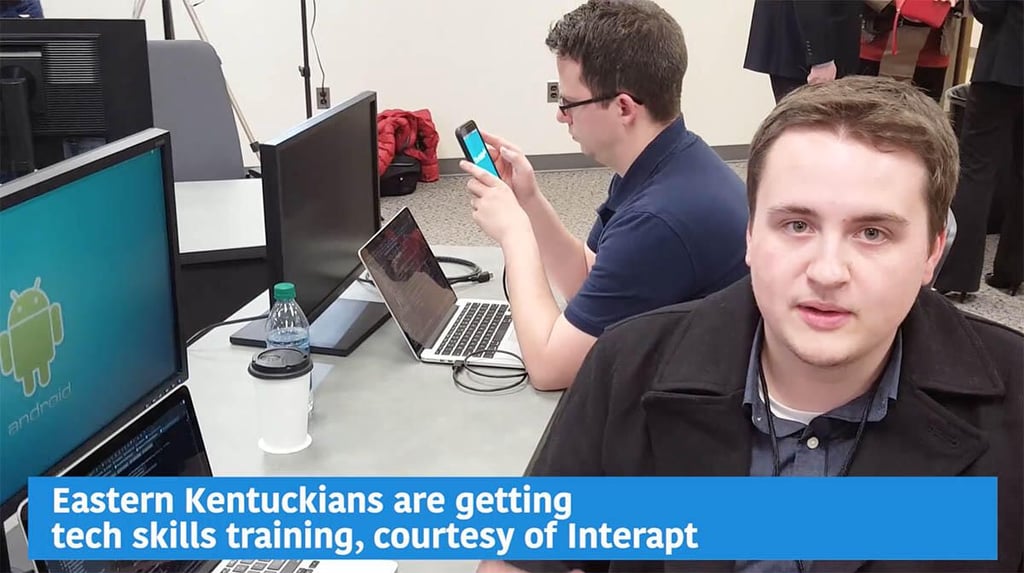Video: Eastern Kentuckians are getting tech skills training, courtesy of Interapt