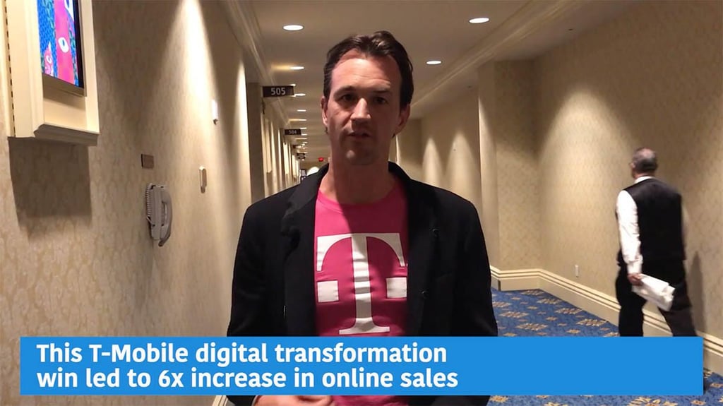 This T-Mobile digital transformation win led to 6x increase in online sales