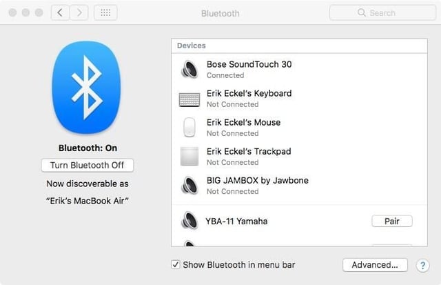 How to install and troubleshoot Bluetooth devices in macOS