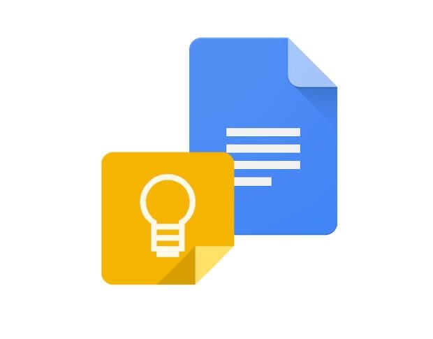 How to integrate Google Keep with Google Docs