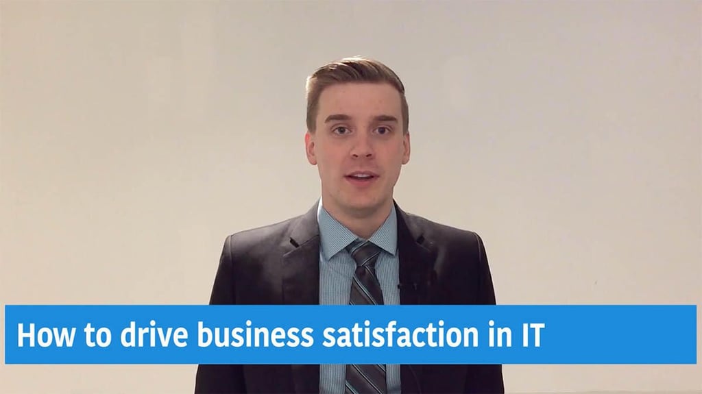 Video: How to drive business value in IT