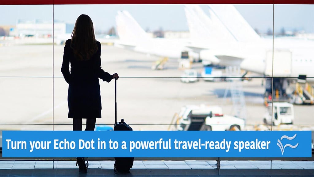 Video: Turn your Echo Dot into a powerful travel-ready speaker