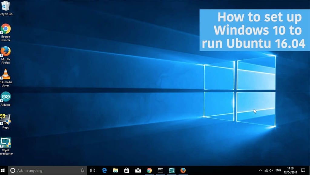 Video: How to set up Windows 10 to run Ubuntu 16.04