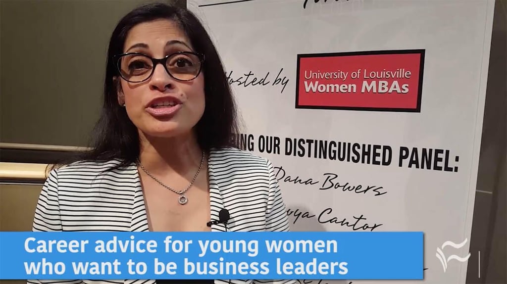Video: Career advice for young women who want to be business leaders