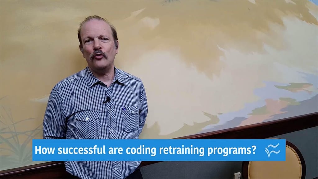 Video: How successful are coding retraining programs?