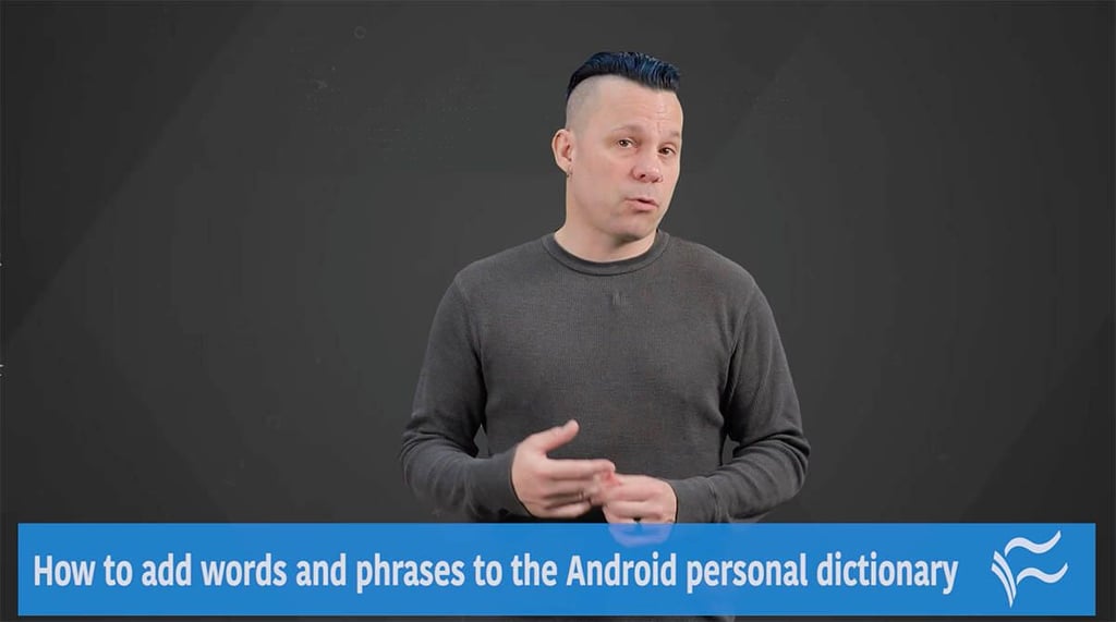 How to use the Personal Dictionary feature on Android