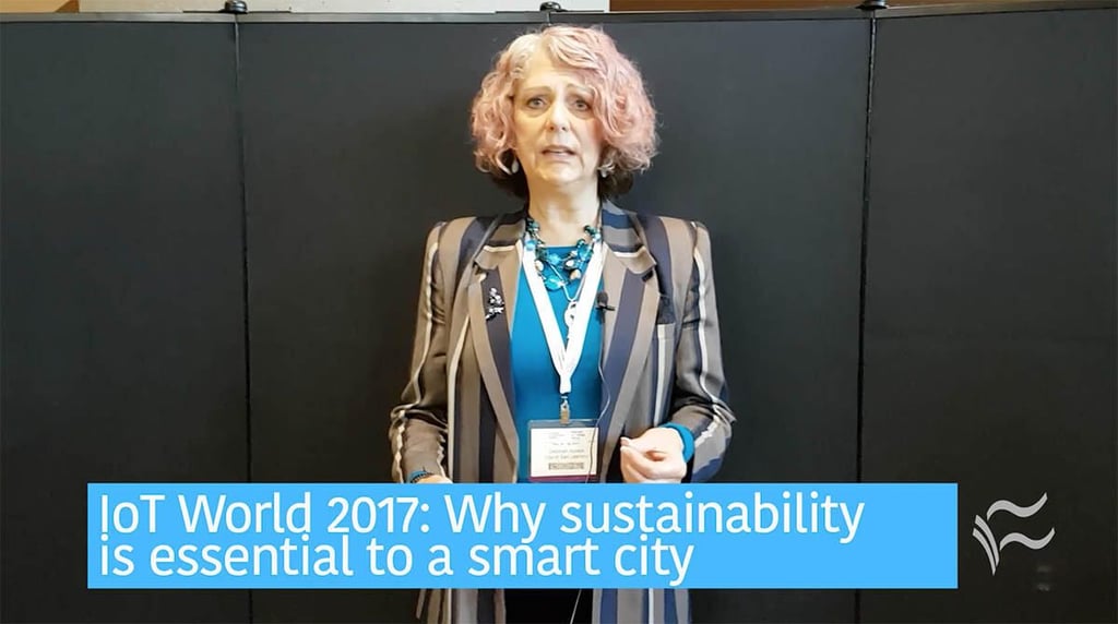 IoT World 2017: Why sustainability is essential to a smart city