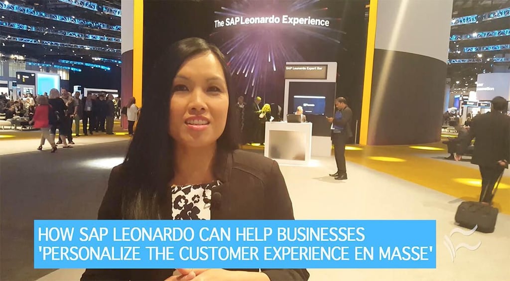 Video: How SAP Leonardo can help businesses ‘personalize the customer experience en masse’