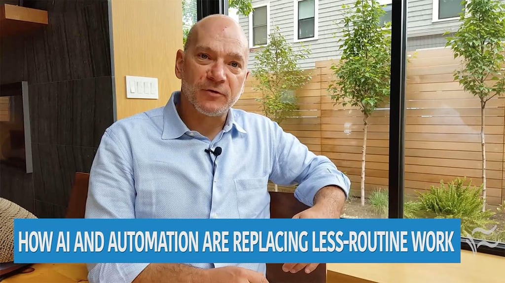 Video: How AI and automation are replacing less-routine work