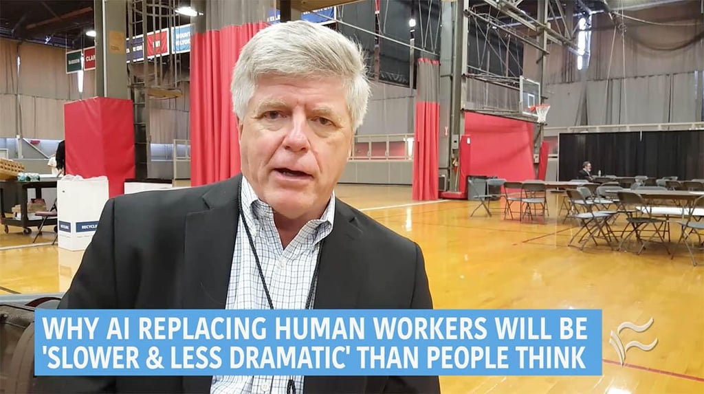 Video: Why AI replacing human workers will be ‘slower and less dramatic’ than people think